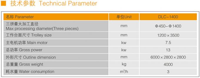 Automatische Roman Pillar Slot Column Cutting-Maschine 450mm bis 1400mm 0