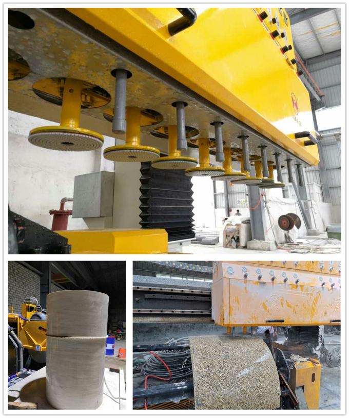 Kreisplatten-Poliermaschine für die hohle Spalte, die Apm-350-2000-10 verarbeitet