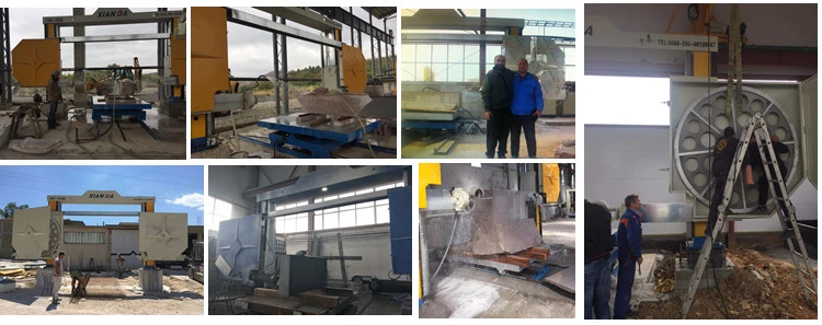 Granit-Marmorstein CNC Diamond Wire Saw Cutting Machine für Ausschnitt-Block, spezieller Form-Stein