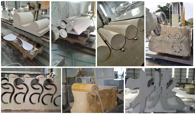  Granit-Marmorstein CNC Diamond Wire Saw Cutting Machine für Ausschnitt-Block, spezieller Form-Stein