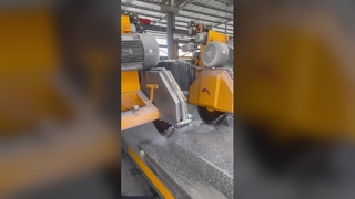 Vier-Scheiben-Kantenschneidemaschine für Säulenplatten