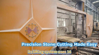 CRM-3500 CNC 4-Achsen-Diamantdrahtsägemaschine | Schneidemaschine für römische Steinsäulen und Bogenplatten