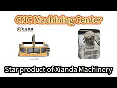 Demonstration des XianDa Leader1500 1500CM 5-Achsen-CNC-Steinbearbeitungszentrums