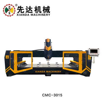 3 Achse CNC-Mitte-Stein, der Maschine 2D 3D Art Words schnitzt