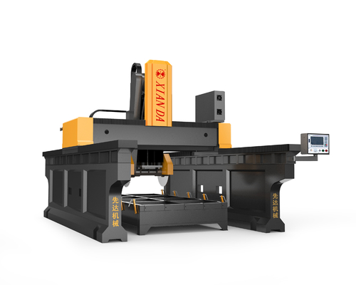 Achse Cnc-System der Doppelstrahln-BrückenschnittFräsmaschine-3