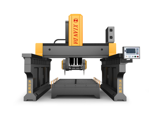 Achse Cnc-System der Doppelstrahln-BrückenschnittFräsmaschine-3
