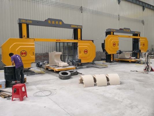 Hochgeschwindigkeits-API Certified CNC Diamond Wire Saw Machine für den Schnitt