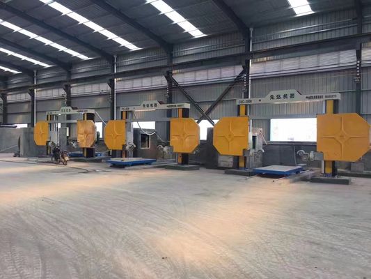 CNC-Steuerung Diamantdrahtsäge mit hoher Schneidegenauigkeit und Vierspindelverbindung für das Steinschneiden