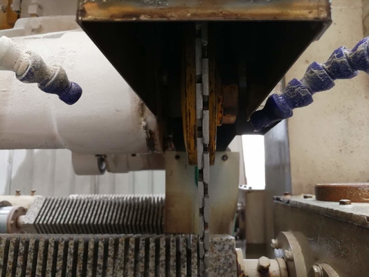 Zwei PC-Baluster-Schneidemaschine PLC- u. CNC-Steintrennmaschine