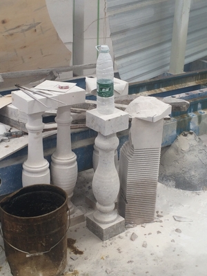 Zwei PC-Baluster-Schneidemaschine PLC- u. CNC-Steintrennmaschine