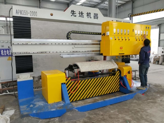 Maschine zum Polieren von Kreissteinplatten mit CNC 1300 mm Verarbeitungslänge
