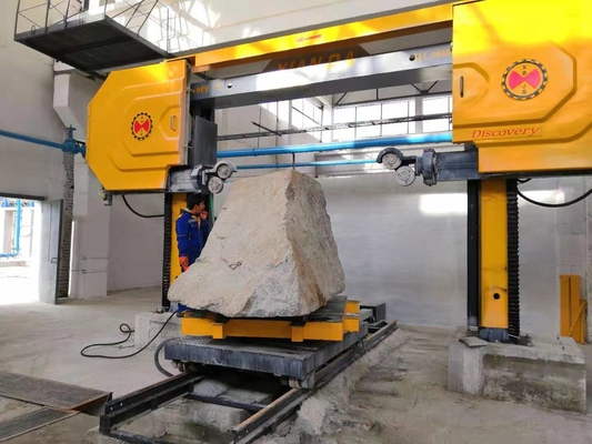 5 Achsen CNC-Diamantdrahtsäge-Stein-Schneidemaschine zum Formen von Granit-Marmorplatten