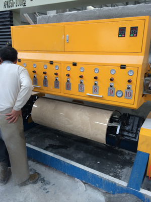 Wechselstrom-Rundplattenpoliermaschine 30 kW zur Profilierung von Säulen