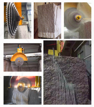 Wasserverbrauch 15m3/h Blockschneidemaschine für Granit und Marmor Bruttoleistung 57/67kw
