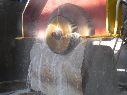 Wasserverbrauch 15m3/h Blockschneidemaschine für Granit und Marmor Bruttoleistung 57/67kw