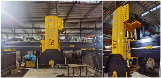 57/67kw Vierkolumnen mittlere Blockschneidermaschine mit 2200-2800mm Blade Durchmesser