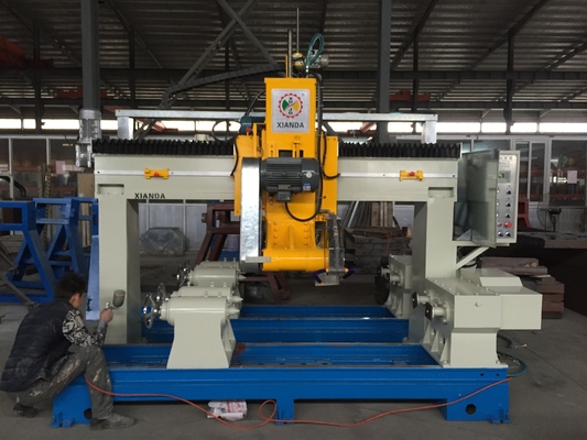 PLC/CNC Hochpräzision Vier Stück Blauster Schneidmaschine für Säule, Spalte Kappen, Straßensperre