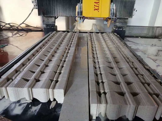 PLC/CNC Linearmaschine zur Profilierung von Portandstrukturen für Balustraden, Grabsteine