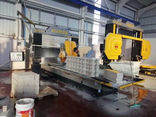 PLC/CNC Linearmaschine zur Profilierung von Portandstrukturen für Balustraden, Grabsteine