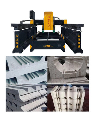 3 Achsen CNC-Doppelbalkenbrücke-Linienschneid- und Fräsmaschine