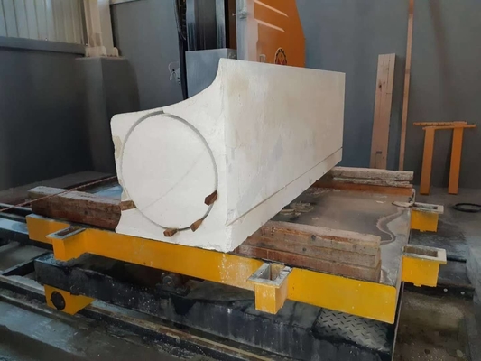 Steinschneidemaschine mit 16,7 m Schneiddraht
