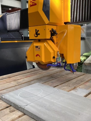 Automatische CNC 4-Achsen-Brücken-Stein-Schneidmaschine Mehrfunktionsmaschine