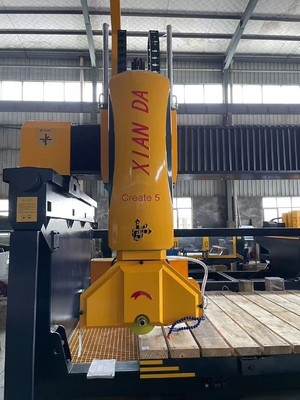 Xianda 5 Achsen Brückensäge Schneidmaschine zum Profilieren