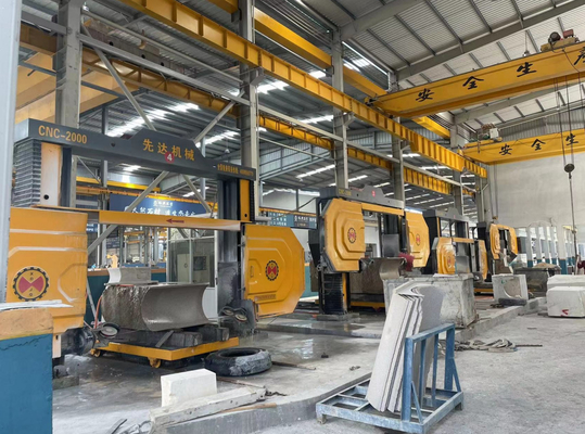 Hochgeschwindigkeits-CNC-Diamantdrahtsäge-Maschine CNC-2000/2500/3000 für Spezialformen, Säulenplatten