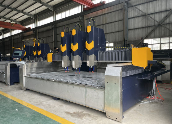 CNC-Steinschnitzmaschine mit 15 m/min Luftgeschwindigkeit 0,02 mm Genauigkeit Elektrische Energie für Präzisionsgravur