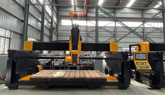 5 Achsen CNC-Brücke Säge Maschine für Marmor Küchentisch mit Italien Esa System Automatisches Programm Software Stein Schneiden