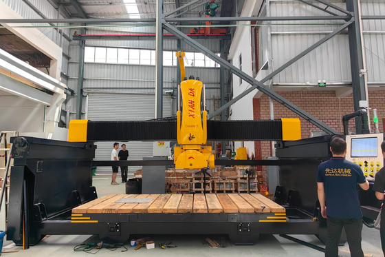 Italienische System 5 Achsen CNC-Brücke Säge Fräsmaschinen Küche Waschbecken Arbeitsplatte Spezialformen