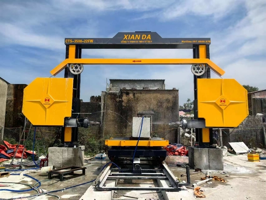 CNC-Diamantdrahtsägemaschine mit 4 Schwungrädern für das industrielle Steinschneiden