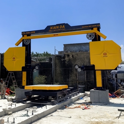 Leistung Diamantdrahtsäge mit 360° Drehgrad und 15kw Hauptmotor