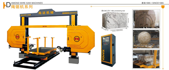 4-Achsen CNC-Diamantdrahtsäge mit automatischem Steuerungssystem für Marmor, Granit