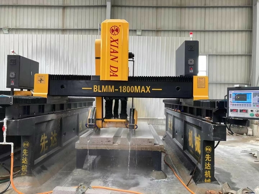 3 Achsen 220V 15kw CNC-Brücke-Linienschneid- und Fräsmaschine für Granit und Marmor