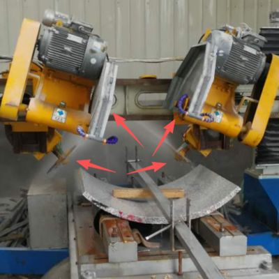 Four-Blade Arc-Slab Edge Cutting Machine HKB-41500 