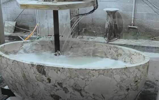 5+1 Achsen CNC-Bearbeitungszentrum für Granit-Marmor 3D-Formen