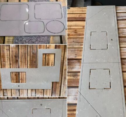 4 +1 Achsen Brückenschneidemaschine für Schwerlastaufgaben