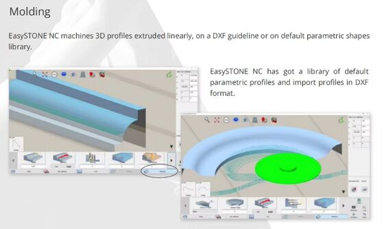 5-Achsen-Steinschneidemaschine mit DDX-System