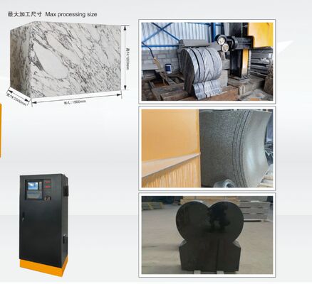 Kompakte 4-Achsen-CNC-Diamantdrahtsäge für Marmor-Granit-Profilierung - Kleine Stein-Schneidemaschine mit CE-Zertifikat