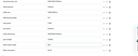 CNC-Mono-Drahtsäge-Maschine 4-Achsen-Verknüpfung 2500x3000x1500mm für Marmor Granit Bogen Platte Spalte römische Säule Stein Schneiden Verarbeitung