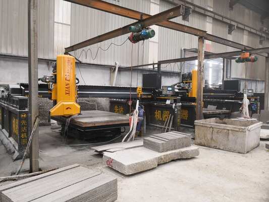 Infrarot-Brücke Laser-Siege Stein PLC-Schneidemaschine, geeignet für die großflächige Verarbeitung von Marmor- und Granitplatten