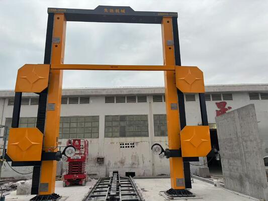 CNC-Diamantdrahtsäge mit 3500*3000*1800mm maximaler Bearbeitungsgröße und 11kW Hauptmotor für Steinschnitte