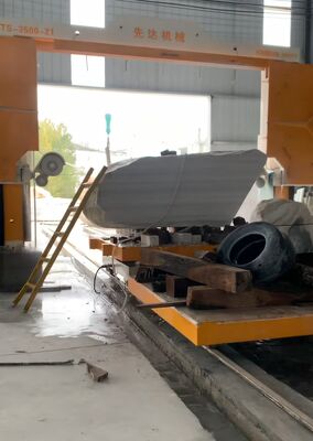 CNC-Diamantdrahtsäge mit 3500*3000*1800mm maximaler Bearbeitungsgröße und 11kW Hauptmotor für Steinschnitte