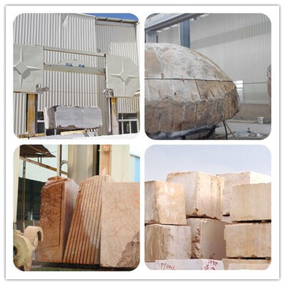 PLC-Steuerung Diamantdrahtsäge mit synchronem Schraubantrieb für das Teilen von Marmor- und Granitblöcken in 3000×3000×1500 mm