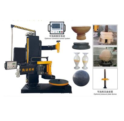 CNC-Vertikalprofilmaschine mit 1000 mm Max-Schnittdurchmesser und 1500 mm vertikaler Aufzugsbewegung für das Schneiden von Steinplatten