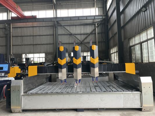 CNC Steinmetzmaschine mit 0,02 mm Genauigkeit, 15 m/min Luftgeschwindigkeit, elektrische Leistung für präzise Gravur