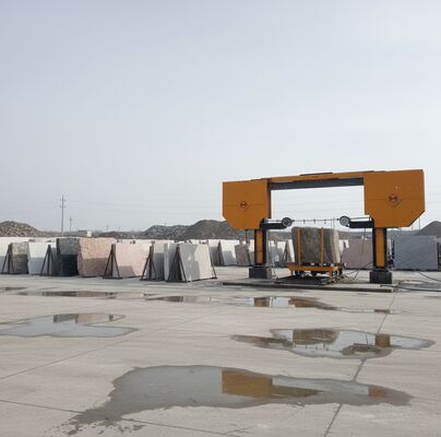 PLC Control Diamond Wire Saw Machine with Synchronous Screw Drive for 3000×3000×1500 mm Marble and Granite Block Dividing