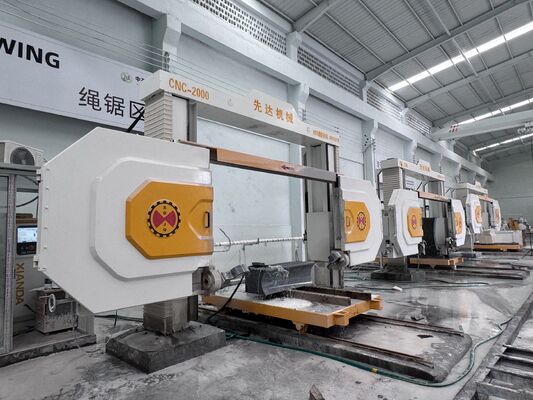 4 Achsen CNC-Diamantdrahtsäge für das Schneiden von Granit und Marmor