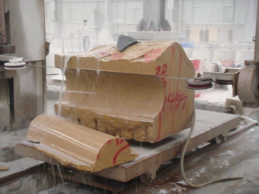 4 Achsen CNC-Diamantdrahtsäge für das Schneiden von Granit und Marmor